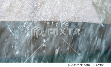 Image of typhoon, rainy season, heavy rain Image of typhoon, rainy season, heavy rain 93298302