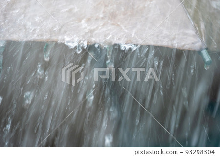 Image of typhoon, rainy season, heavy rain 93298304