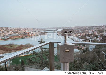 binocular with city of istanbul as a background binocular with city of istanbul as a background 93298521