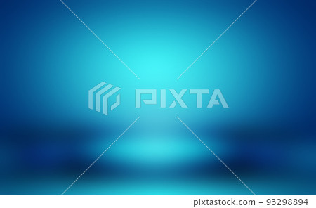 Abstract Luxury gradient Blue background. Smooth Dark blue with Black vignette Studio Banner. 93298894