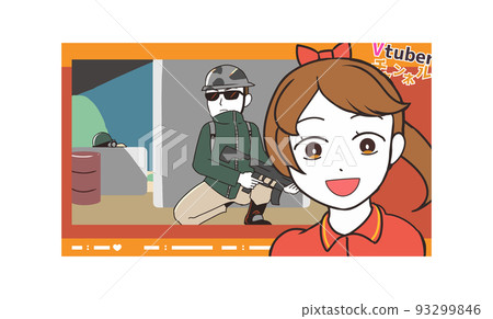女Vtuber遊戲解說FPS系統 93299846