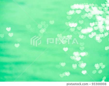 Background material Heart pattern reflection Green system Fine pattern Background material Heart pattern reflection Green system Fine pattern 93300008