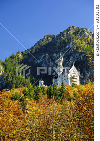 新天鵝堡，Schloss Neuschwanstein, 城堡， ノイシュヴァンシュタイン城、城、 93301583