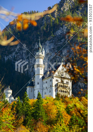 新天鵝堡，Schloss Neuschwanstein, 城堡， ノイシュヴァンシュタイン城、城、 93301587