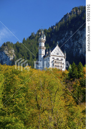 新天鵝堡，Schloss Neuschwanstein, 城堡， ノイシュヴァンシュタイン城、城、 93301591