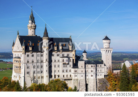 新天鵝堡，Schloss Neuschwanstein, 城堡， ノイシュヴァンシュタイン城、城、 93301593