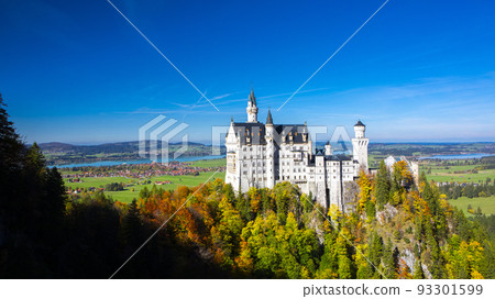 新天鵝堡，Schloss Neuschwanstein, 城堡， ノイシュヴァンシュタイン城、城、 93301599