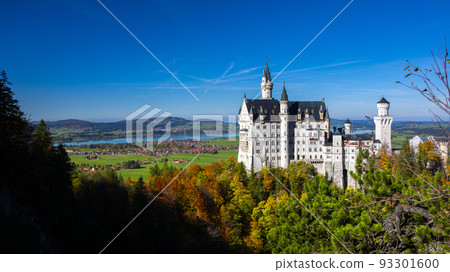 新天鵝堡，Schloss Neuschwanstein, 城堡， ノイシュヴァンシュタイン城、城、 93301600
