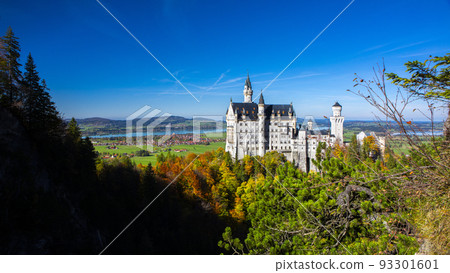 新天鵝堡，Schloss Neuschwanstein, 城堡， ノイシュヴァンシュタイン城、城、 93301601