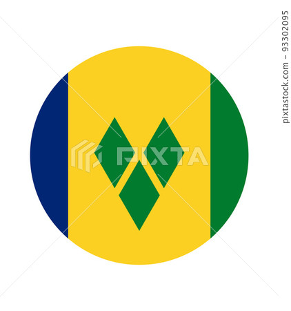 National Saint Vincent and the Grenadines flag, official colors and proportion correctly. National Saint Vincent and the Grenadines flag, official colors and proportion correctly. 93302095