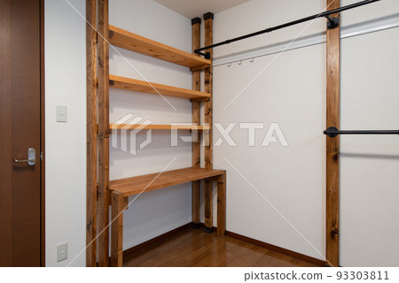 DIY Brace Shelves and Hanger Racks for Rent 93303811