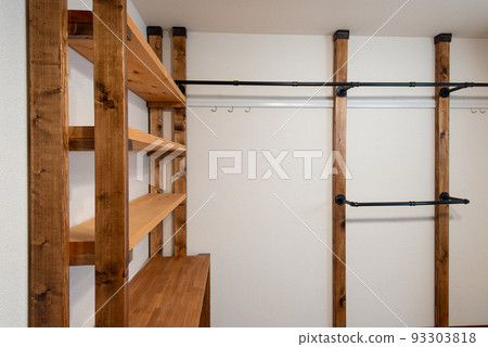 DIY Brace Shelves and Hanger Racks for Rent 93303818
