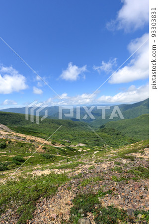 A view of the Aizu area from the Mt. Nasudake trail in Tochigi Prefecture A view of the Aizu area from the Mt. Nasudake trail in Tochigi Prefecture 93303831