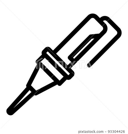 Industrial soldering icon, outline style 93304426