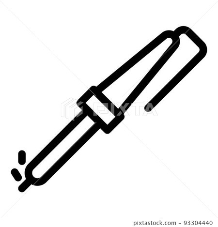 Station soldering icon, outline style 93304440