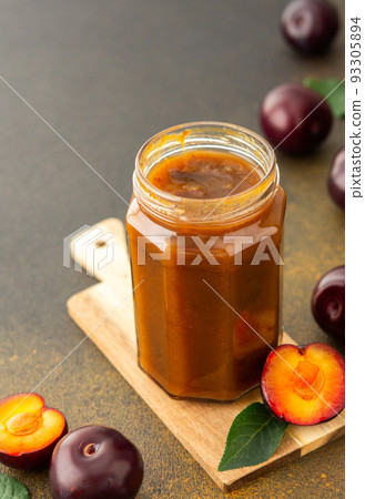 Homemade plum jam Homemade plum jam 93305894