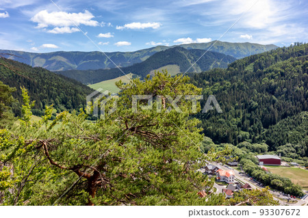 View on Low Tatras mountains from lookout Ziar View on Low Tatras mountains from lookout Ziar 93307672