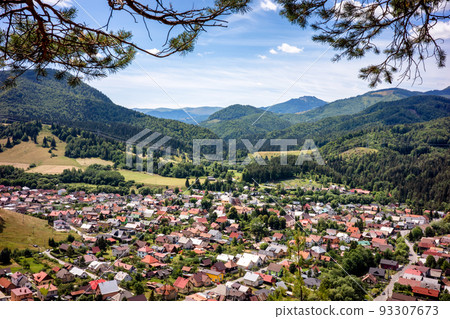 View on Low Tatras mountains from lookout Ziar View on Low Tatras mountains from lookout Ziar 93307673
