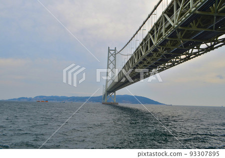 Akashi Kaikyo Bridge and Awaji Island Akashi Kaikyo Bridge and Awaji Island 93307895