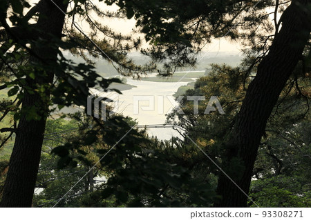The riverbed of the Tama River seen from the park The riverbed of the Tama River seen from the park 93308271