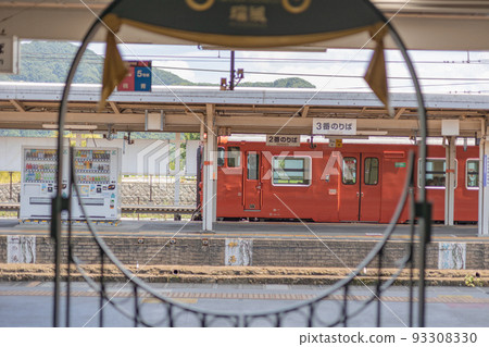 The monument of Kinosaki Onsen Station and the scenery inside the premises The monument of Kinosaki Onsen Station and the scenery inside the premises 93308330