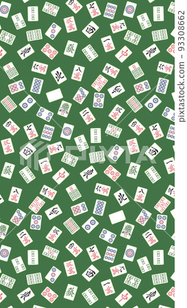 垂直麻將牌的圖案說明 93308662