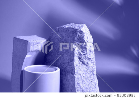 The podium is a platform for the presentation of the product, made of three objects In the background the shadow of tropical leaves. On the background of the color of the year 2022. High quality photo The podium is a platform for the presentation of the product, made of three objects In the background the shadow of tropical leaves. On the background of the color of the year 2022. High quality photo 93308985