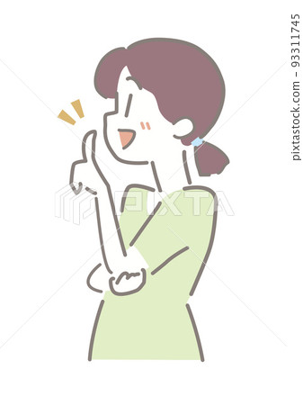 女式上圍確認短袖 93311745
