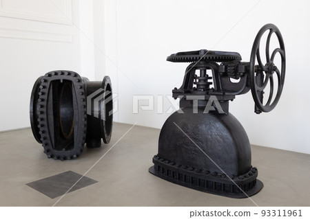 Vintage rare old water intake valves from hydro power plant Vintage rare old water intake valves from hydro power plant 93311961