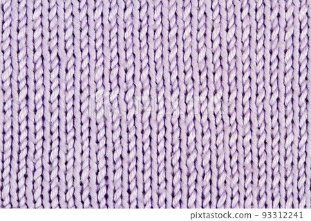 Purple Knitted fabric background or texture Purple Knitted fabric background or texture 93312241