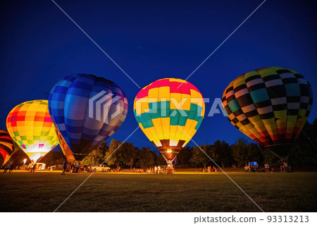 Night view of the Firelake Fireflight Balloon Festival event Night view of the Firelake Fireflight Balloon Festival event 93313213