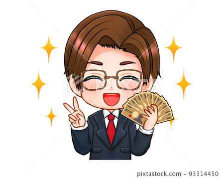 用鈔票做一塊的工薪族赤壁人物素材2 93314450