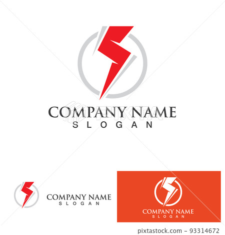 Thunderbolt logo and symbol vector Thunderbolt logo and symbol vector 93314672