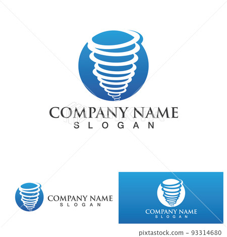 Tornado symbol vector illustration Tornado symbol vector illustration 93314680