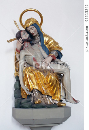 Our lady of Sorrows, the parish church of St. Peter and Paul in Oberstaufen, Germany Our lady of Sorrows, the parish church of St. Peter and Paul in Oberstaufen, Germany 93315242
