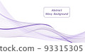 Abstract wave background. Purple swirl swoosh, dynamic flowing waves  isolated on white background.  Trendy design for banner. Undulate curve lines. Vector illustration. 93315305