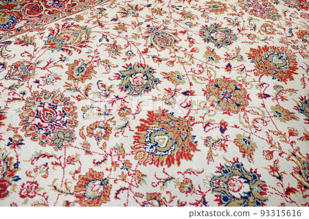 Handmade woven rug, oriental craft 93315616