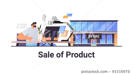businesspeople analyzing sale of product in store responsibility of co2 emission free trading carbon tax credit businesspeople analyzing sale of product in store responsibility of co2 emission free trading carbon tax credit 93316978