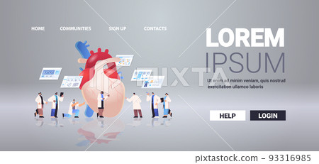researchers team analyzing heart model printed on 3d bio printer medical printing of human transplantation organ researchers team analyzing heart model printed on 3d bio printer medical printing of human transplantation organ 93316985