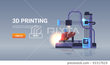 liver model prints on 3d bio printer medical printing of human transplantation organ biological engineering bioprinting liver model prints on 3d bio printer medical printing of human transplantation organ biological engineering bioprinting 93317029