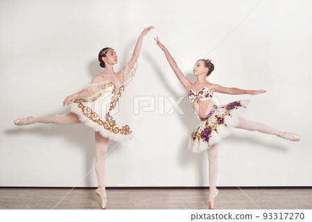 Beautiful Young Male Ballet Dancer Standing In Pose On A White Background  Stock Photo, Picture and Royalty Free Image. Image 23700445.