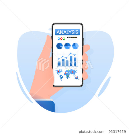 Analysis, great design for any purposes. Vector illustration, cartoon character Analysis, great design for any purposes. Vector illustration, cartoon character 93317659