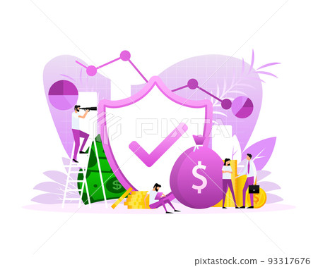 Mockup with video call people. Mobile phone mockup vector illustration Mockup with video call people. Mobile phone mockup vector illustration 93317676