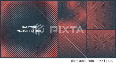 Vector halftone pattern texture gradient screen background. Half tone dot texture gradation graphic Vector halftone pattern texture gradient screen background. Half tone dot texture gradation graphic 93317780