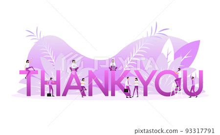 Thank you people, great design for any purposes. Vector illustration Thank you people, great design for any purposes. Vector illustration 93317791