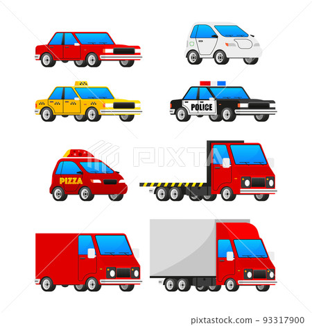 Collection car for web design. Urban, city cars and vehicles transport. Collection car for web design. Urban, city cars and vehicles transport. 93317900