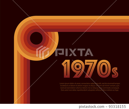 70 s Retro Seamless rainbow stripes. Vector stock illustration. 70 s Retro Seamless rainbow stripes. Vector stock illustration. 93318155