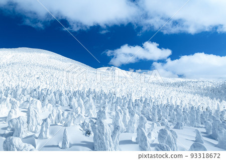 山形藏王白銀世界霧凇 93318672