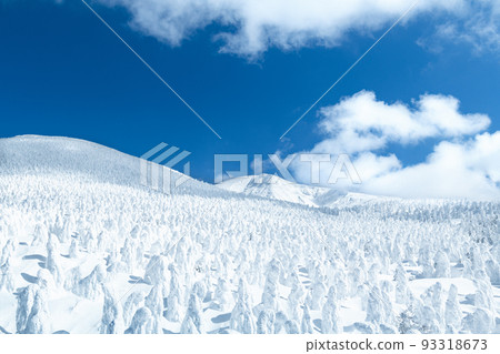 山形藏王白銀世界霧凇 93318673