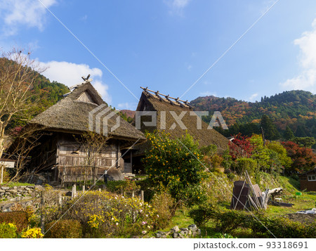 Miyama Folklore Museum and autumn scenery in Miyama Kayabuki no Sato 93318691